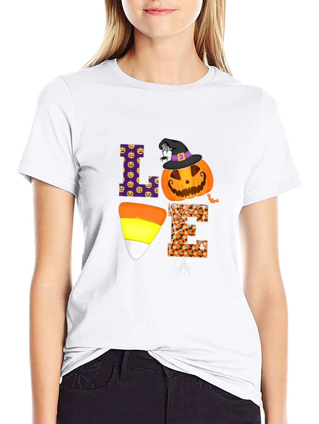 Halloween Love T-Shirt Pumpkin Witch