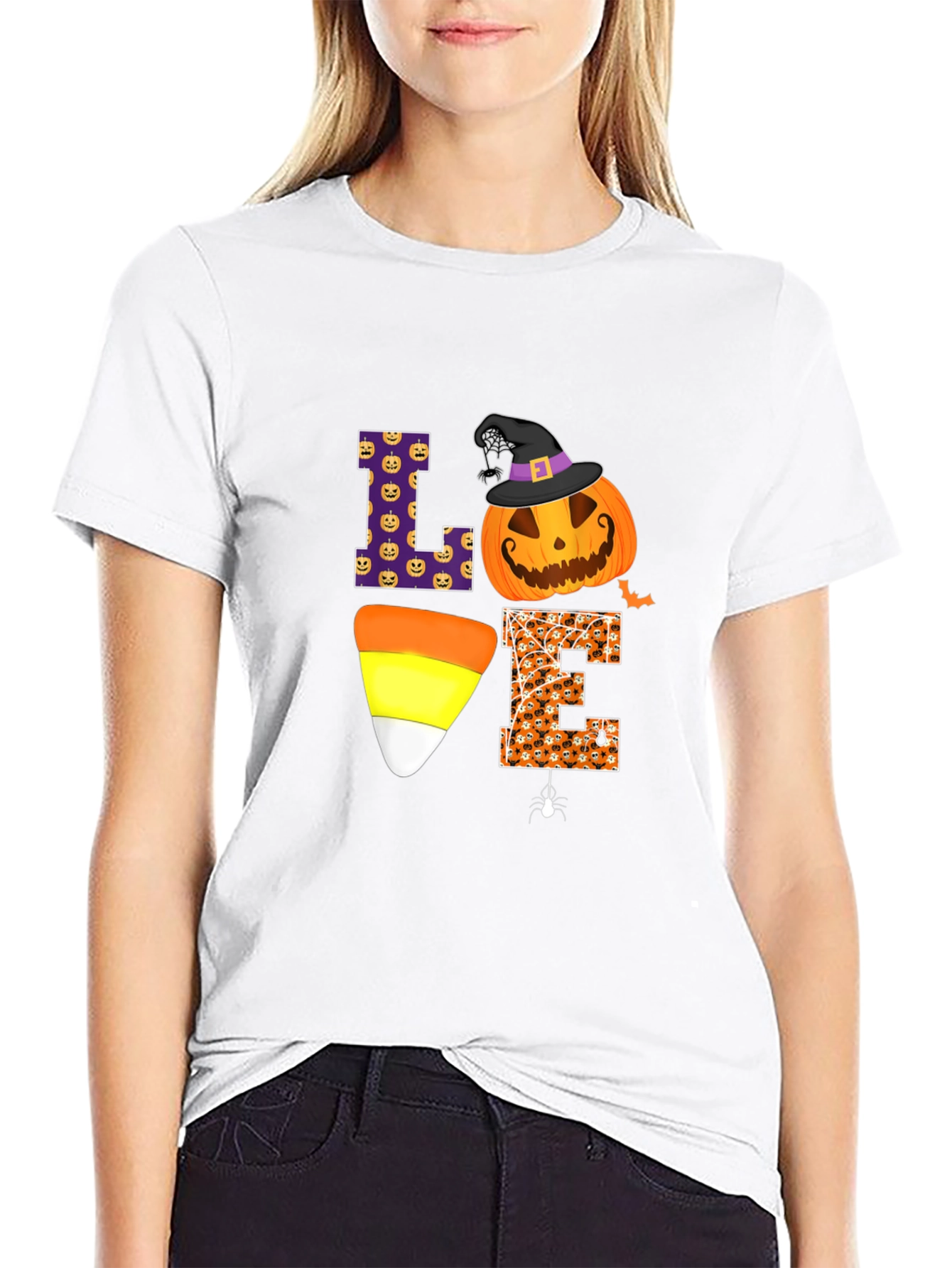 Halloween Love T-Shirt Pumpkin Witch