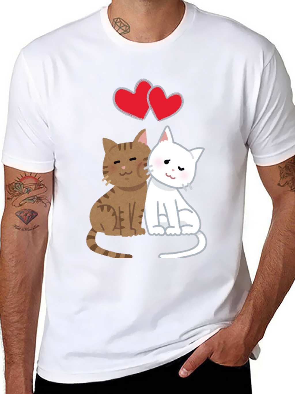 Cute Cats in Love T-Shirt