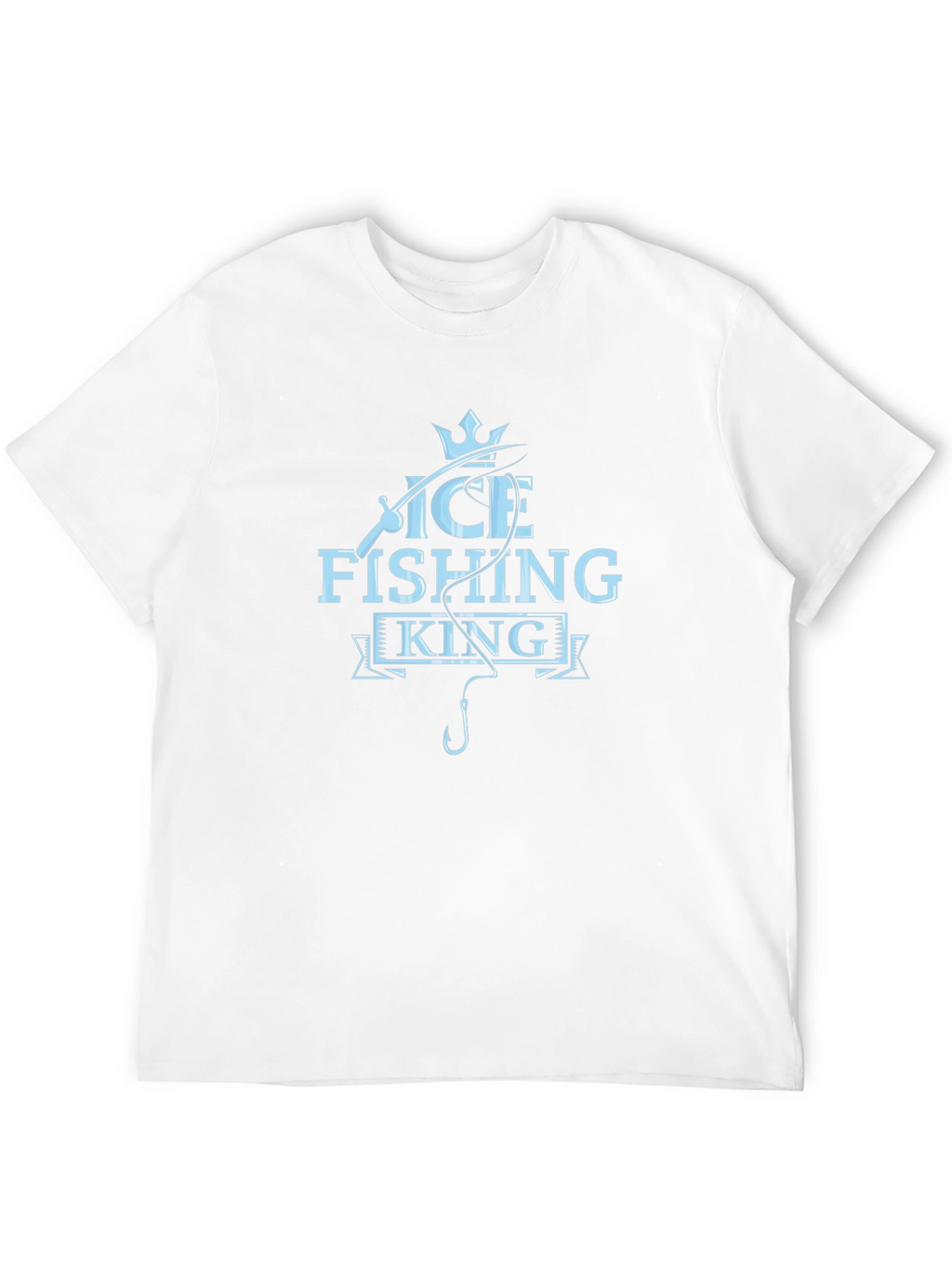 Ice Fishing King T-Shirt - Cool Angler Tee