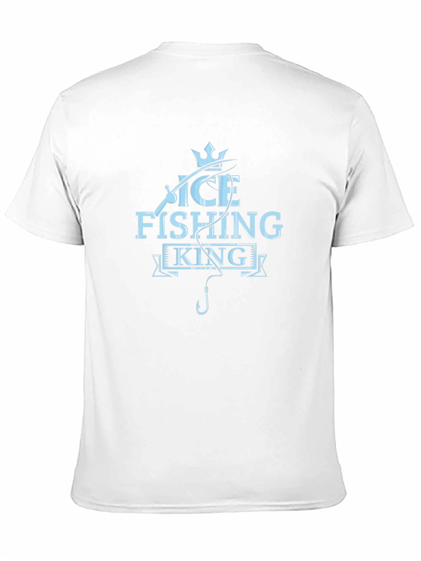 Ice Fishing King T-Shirt - Cool Angler Tee