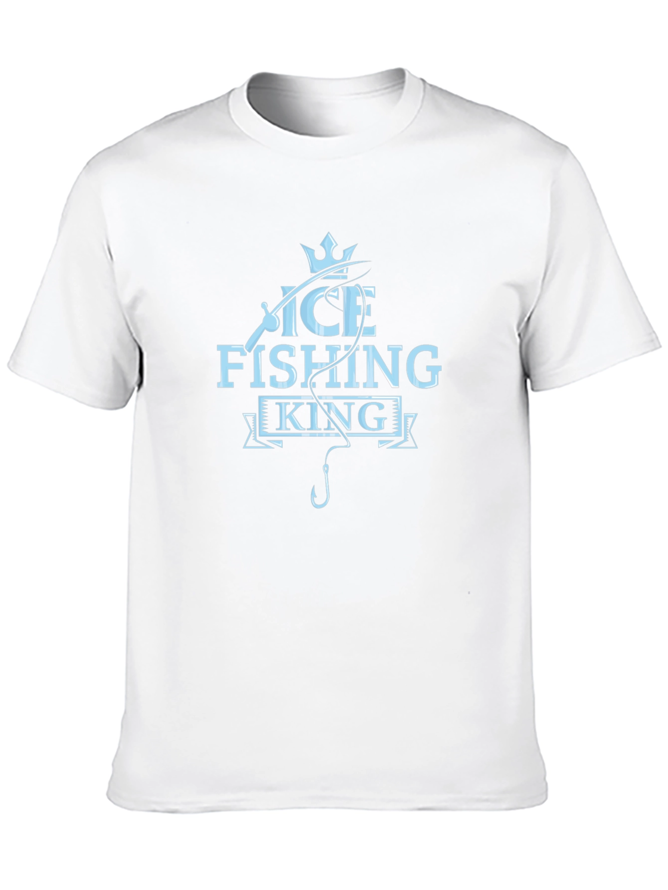 Ice Fishing King T-Shirt - Cool Angler Tee