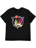 Geometric Mountain Adventure T-Shirt
