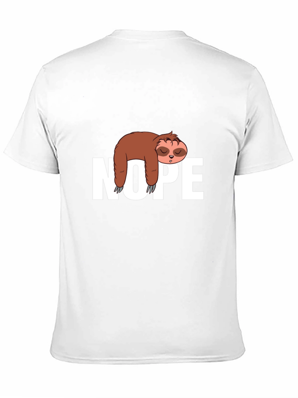 Sloth Nope T-Shirt - Comfy Relaxed Fit