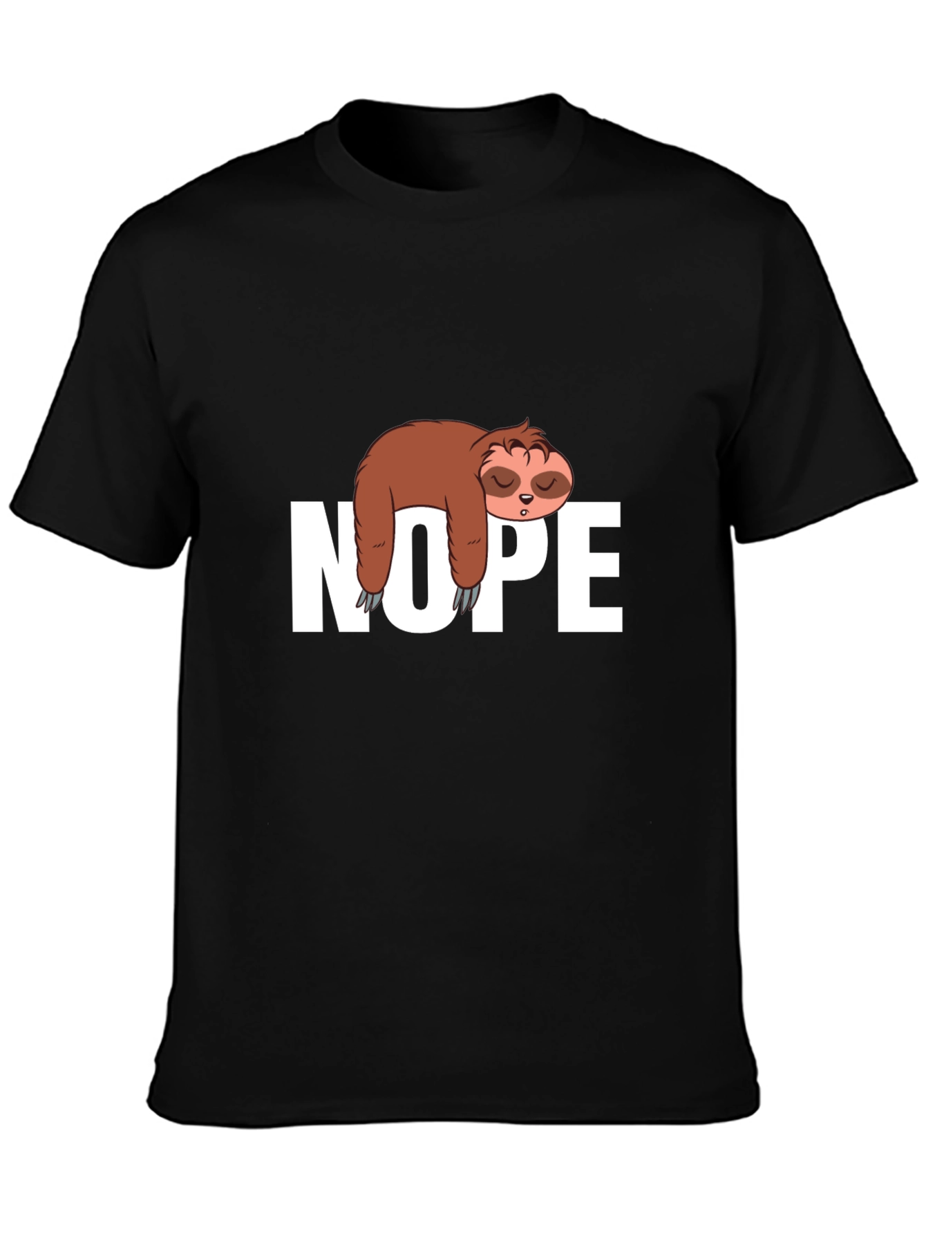 Sloth Nope T-Shirt - Comfy Relaxed Fit