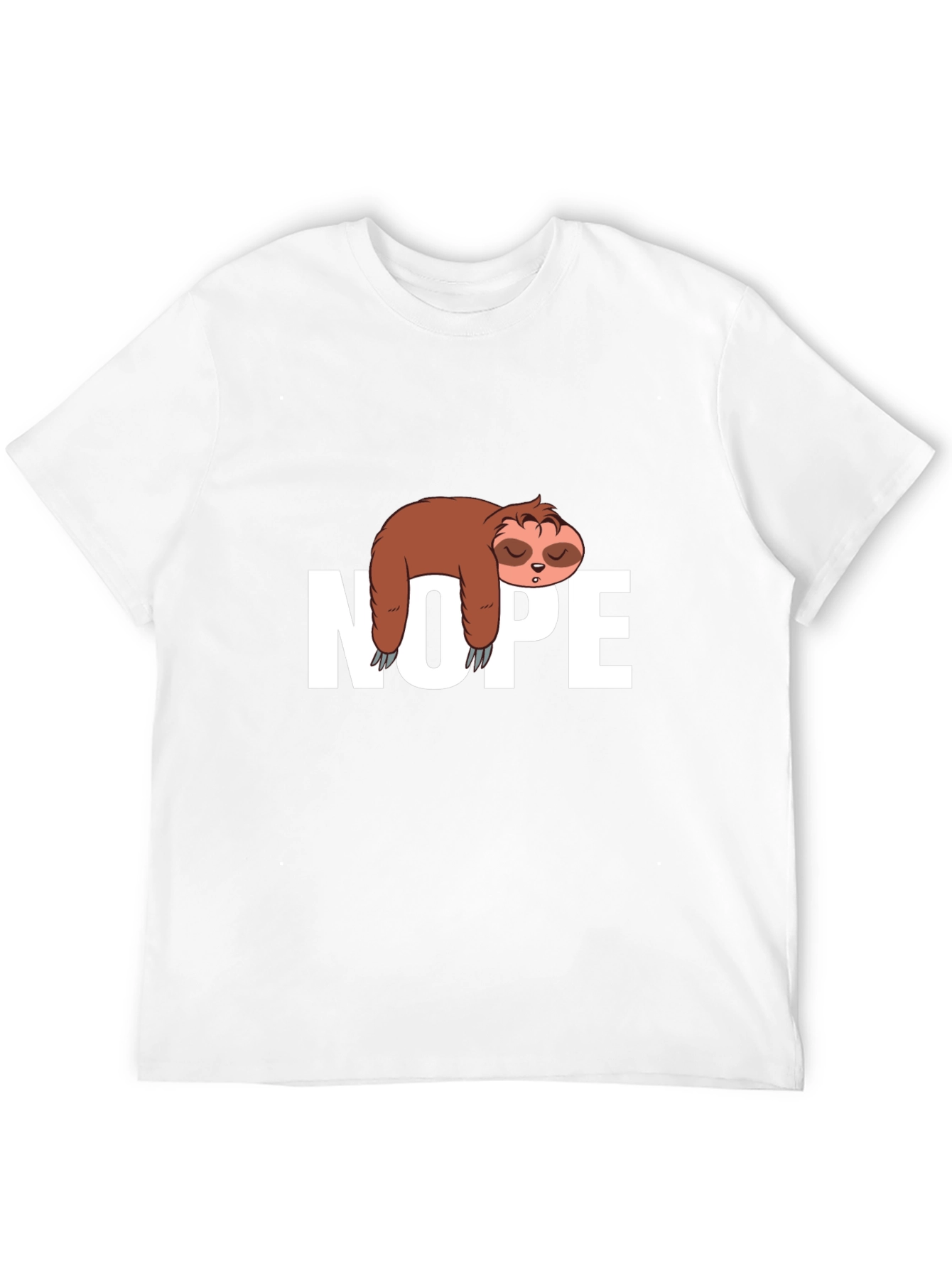 Sloth Nope T-Shirt - Comfy Relaxed Fit
