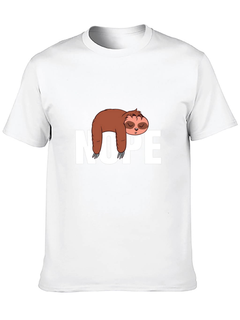 Sloth Nope T-Shirt - Comfy Relaxed Fit