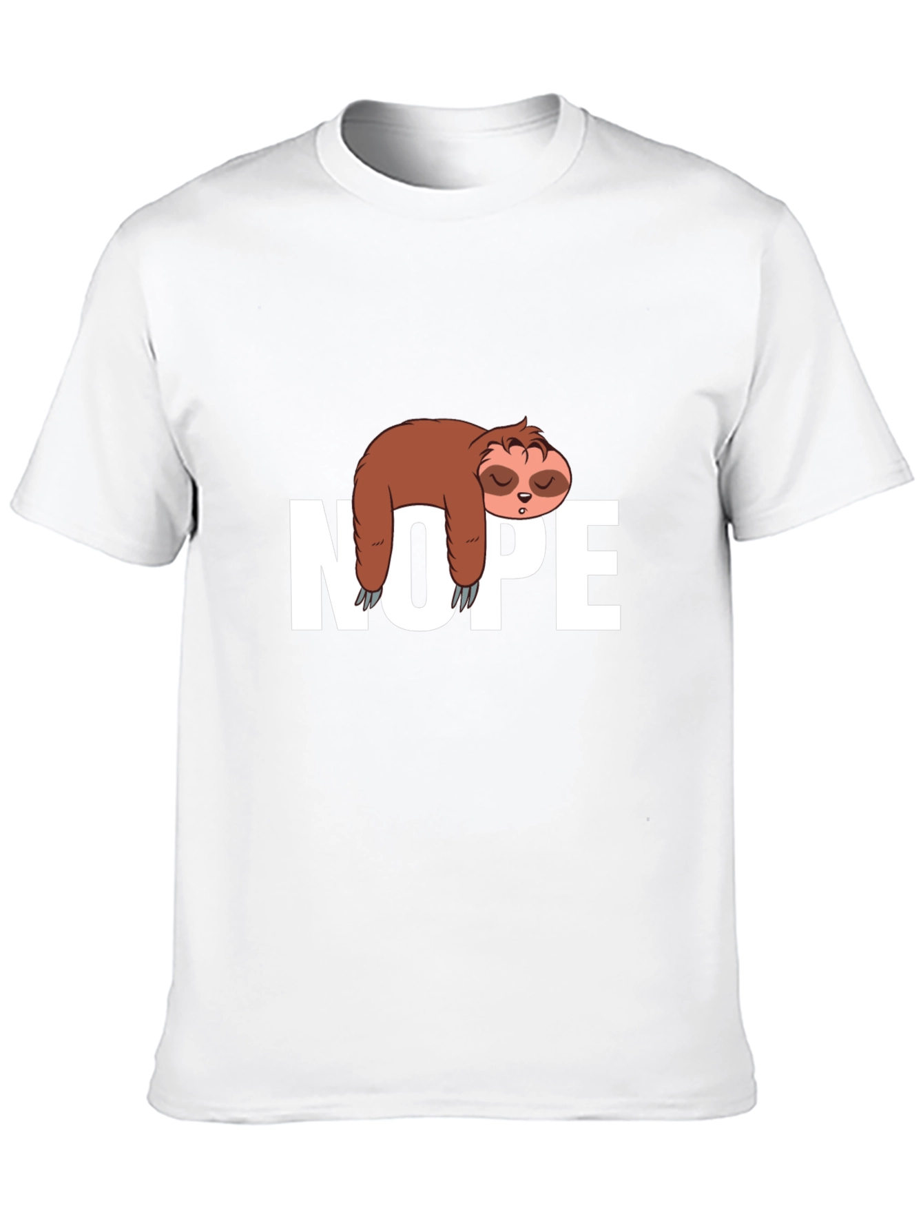 Sloth Nope T-Shirt - Comfy Relaxed Fit