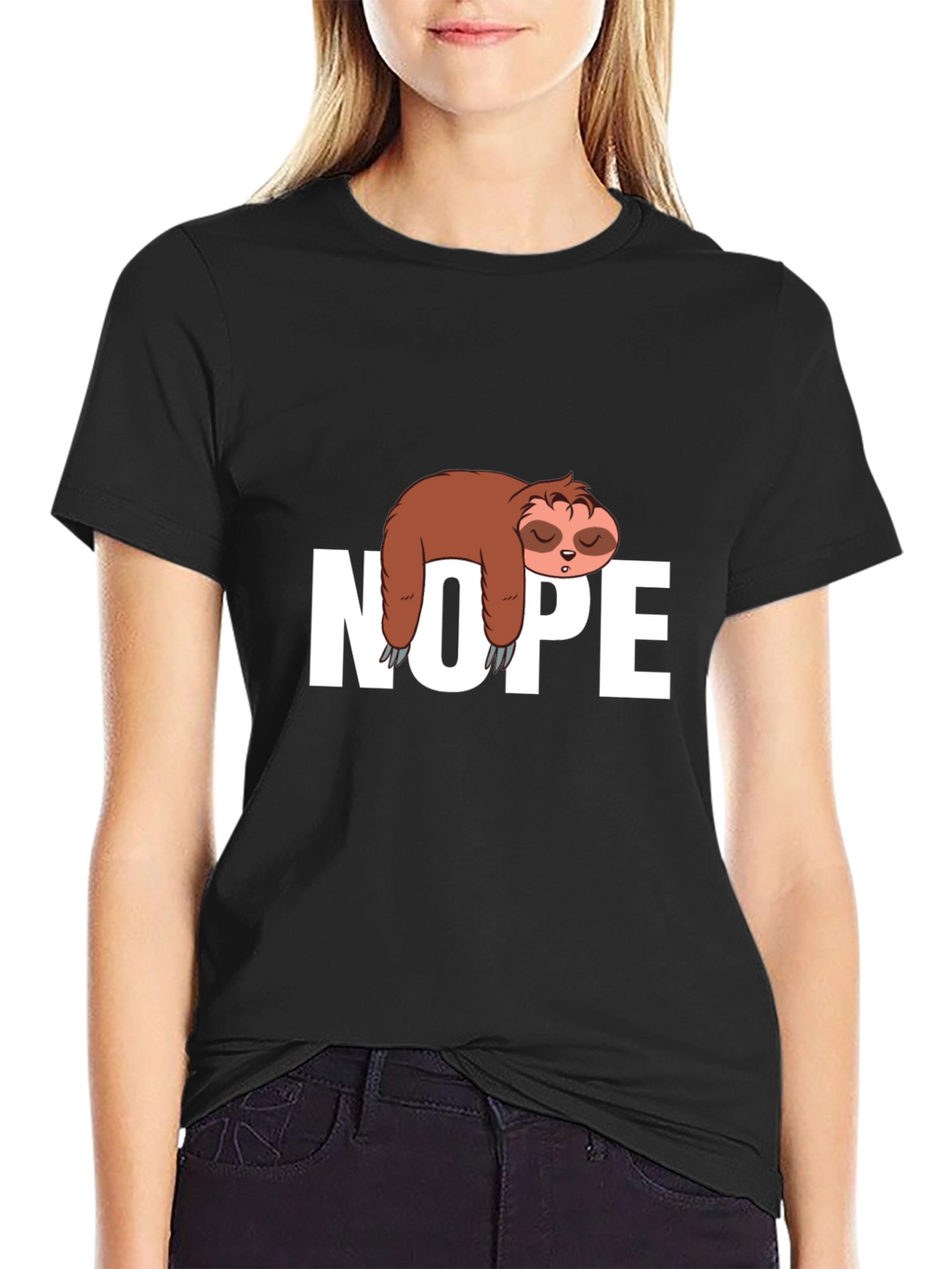 Sloth Nope T-Shirt - Comfy Relaxed Fit