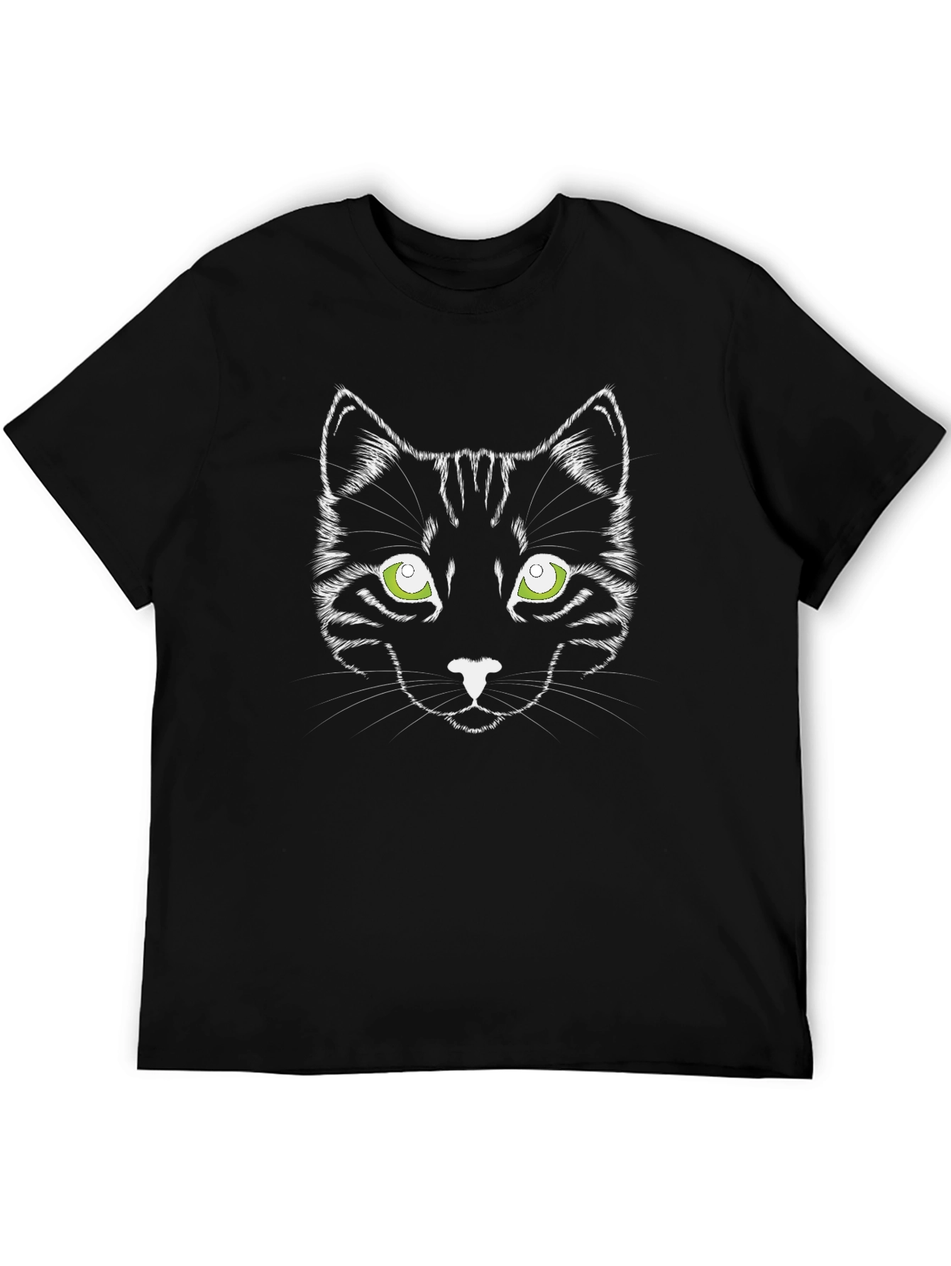 Black Cat Graphic Tee - Stylish Unisex T-Shirt