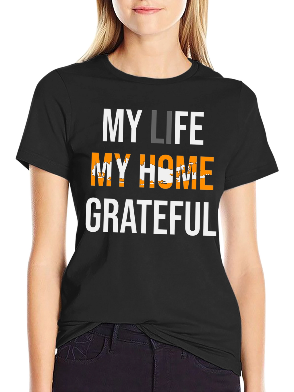 My Life My Home Grateful T-Shirt
