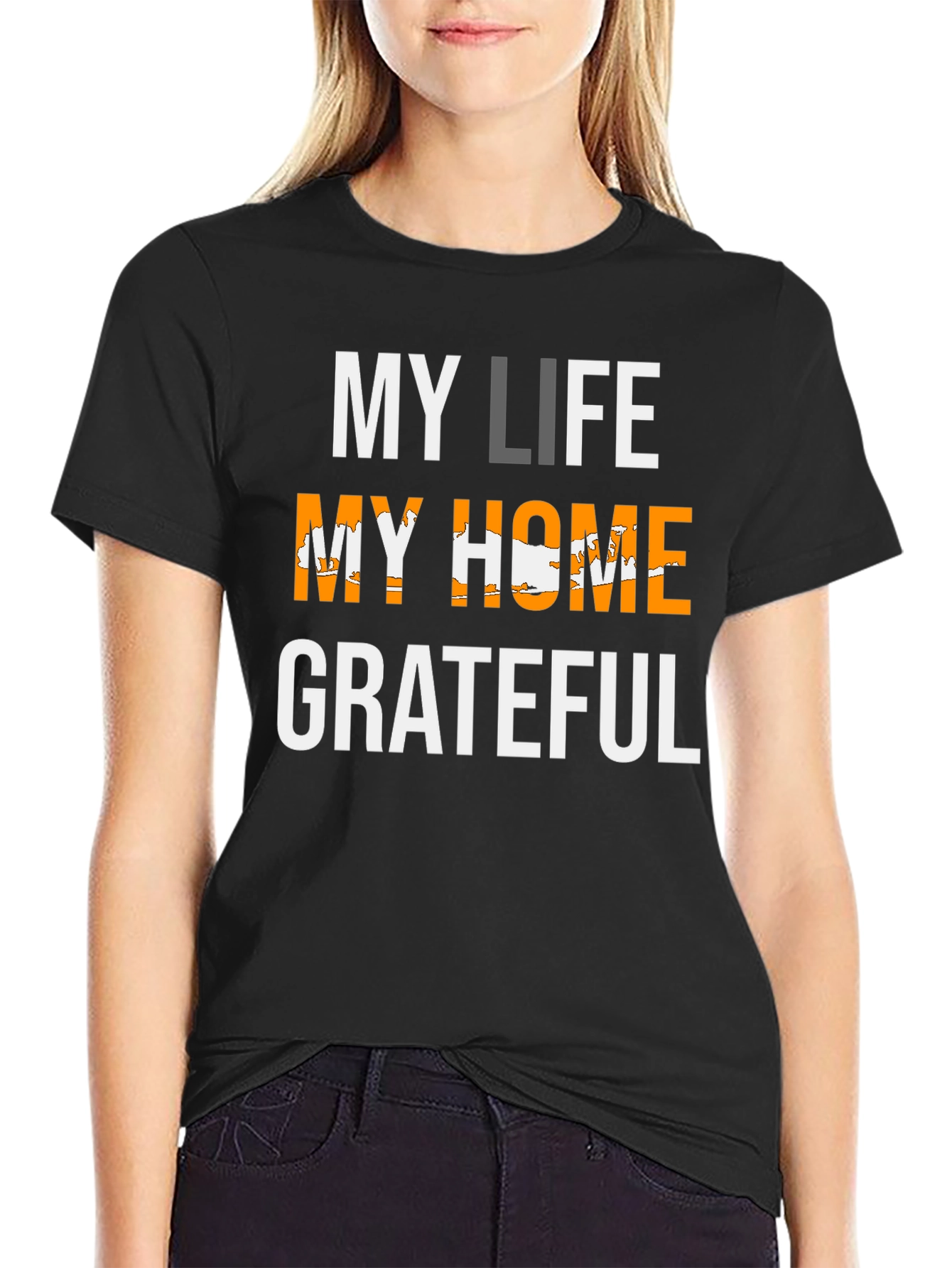 My Life My Home Grateful T-Shirt