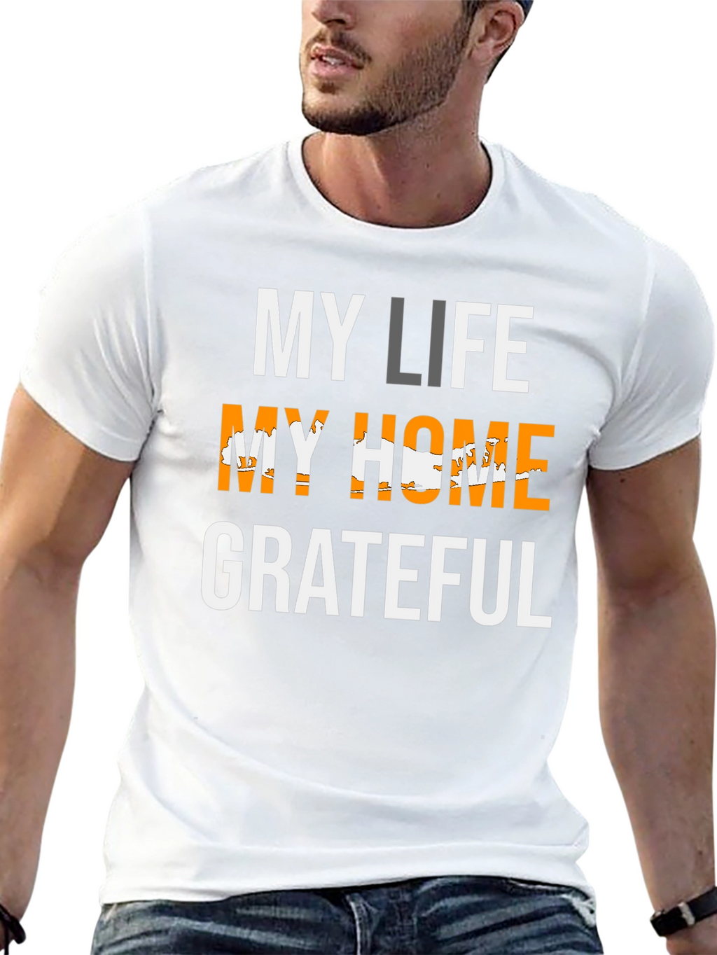 My Life My Home Grateful T-Shirt