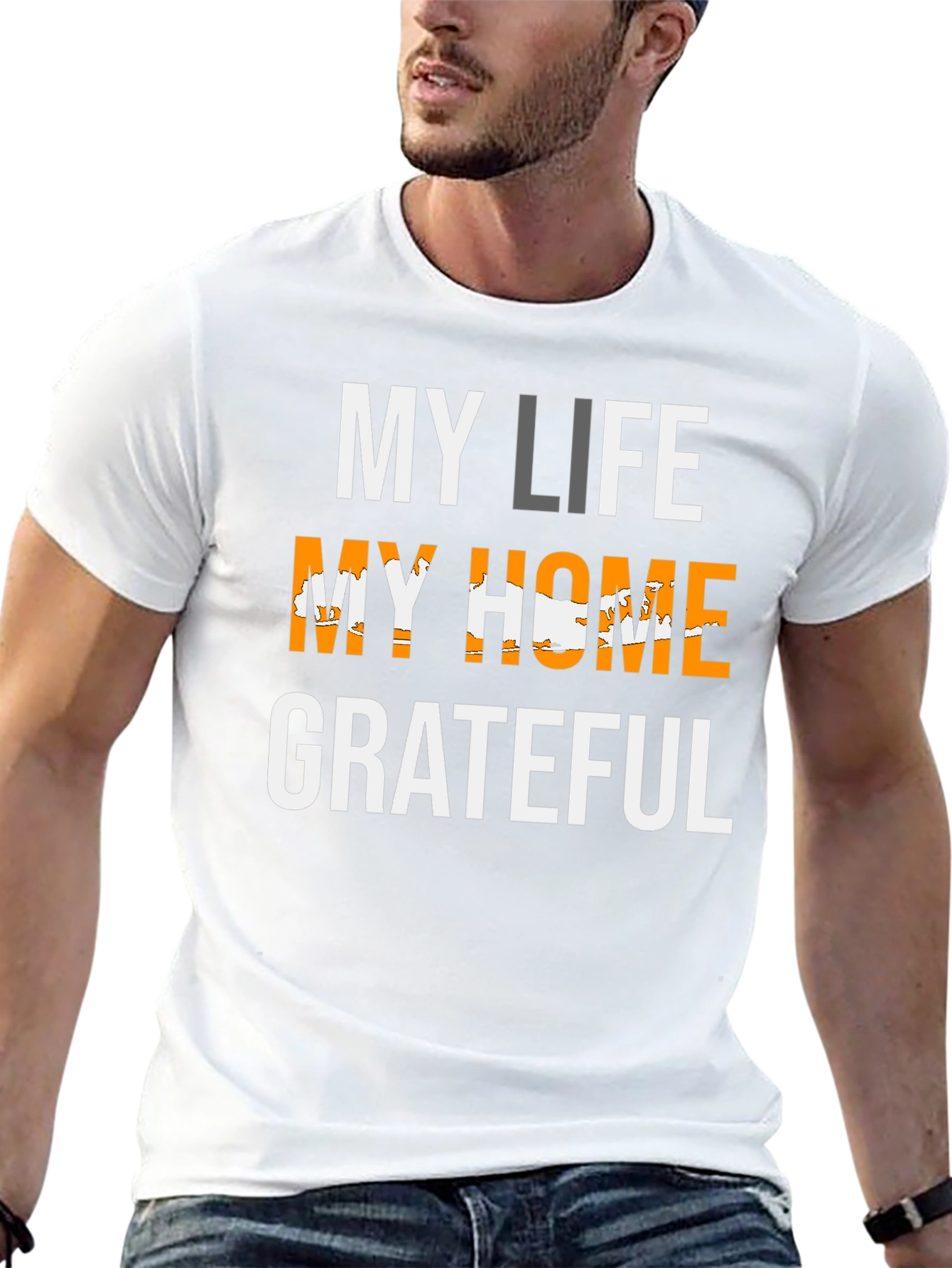My Life My Home Grateful T-Shirt