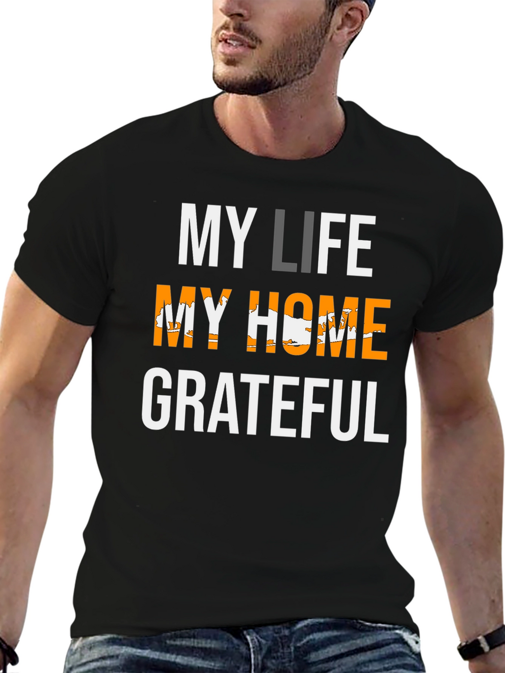 My Life My Home Grateful T-Shirt