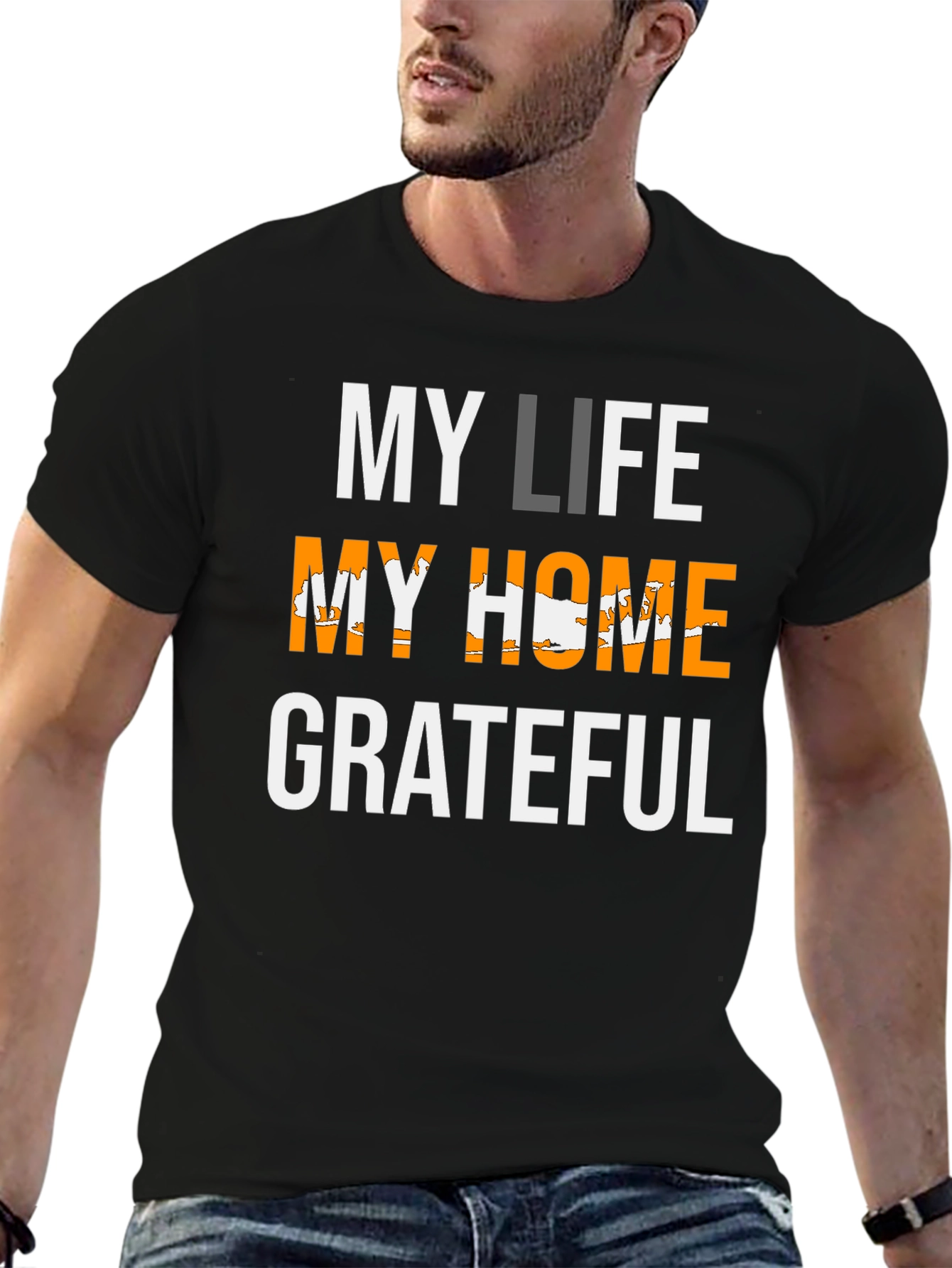 My Life My Home Grateful T-Shirt