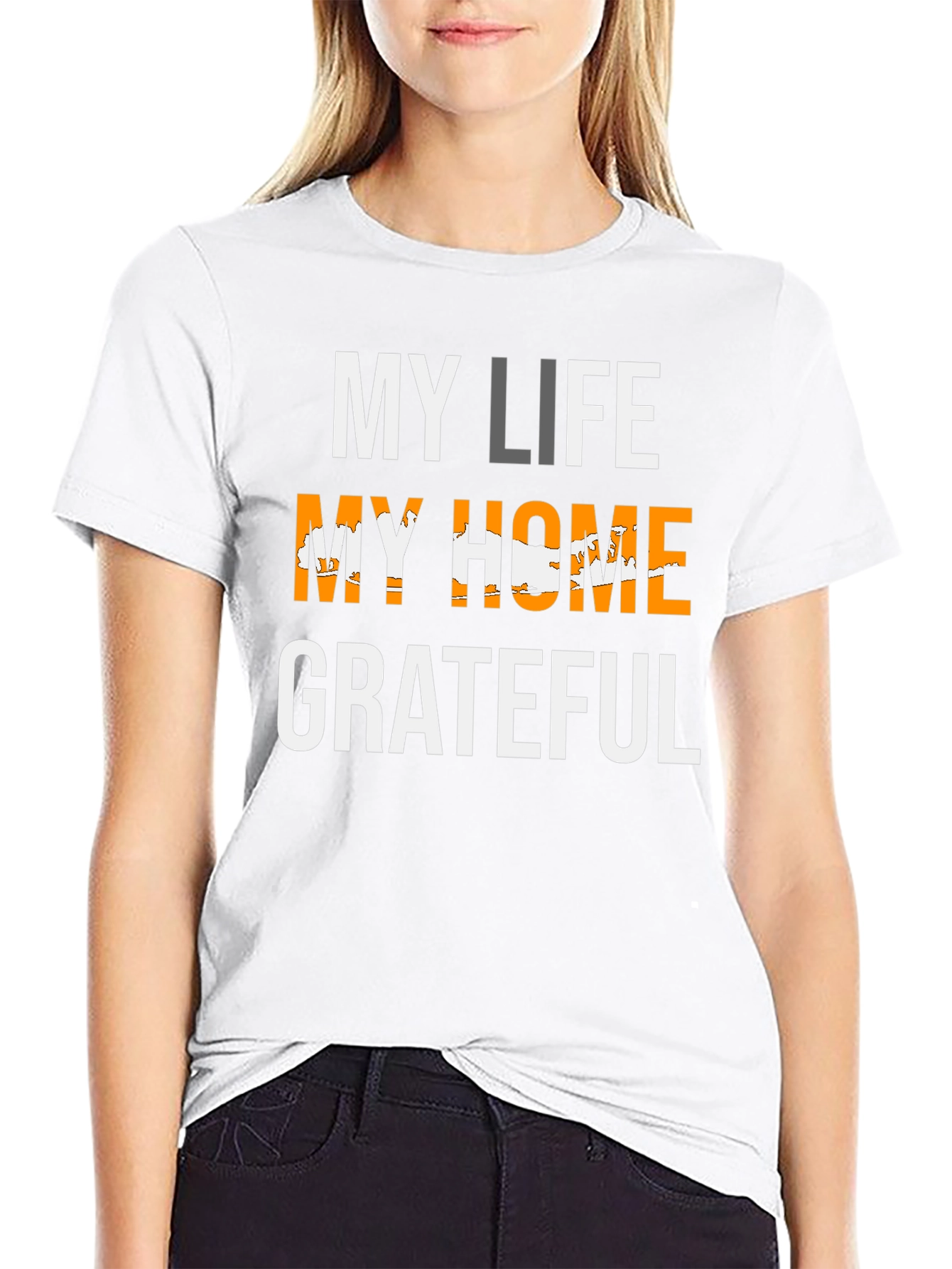 My Life My Home Grateful T-Shirt