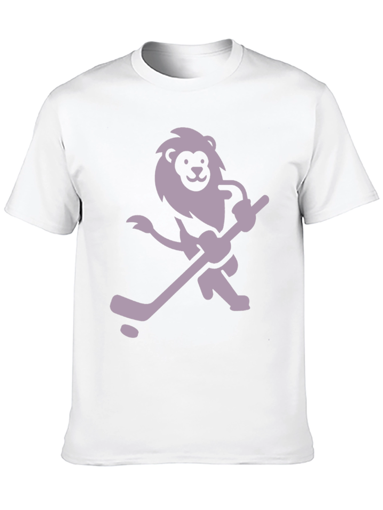 Lion Hockey T-Shirt - Unique Graphic Tee