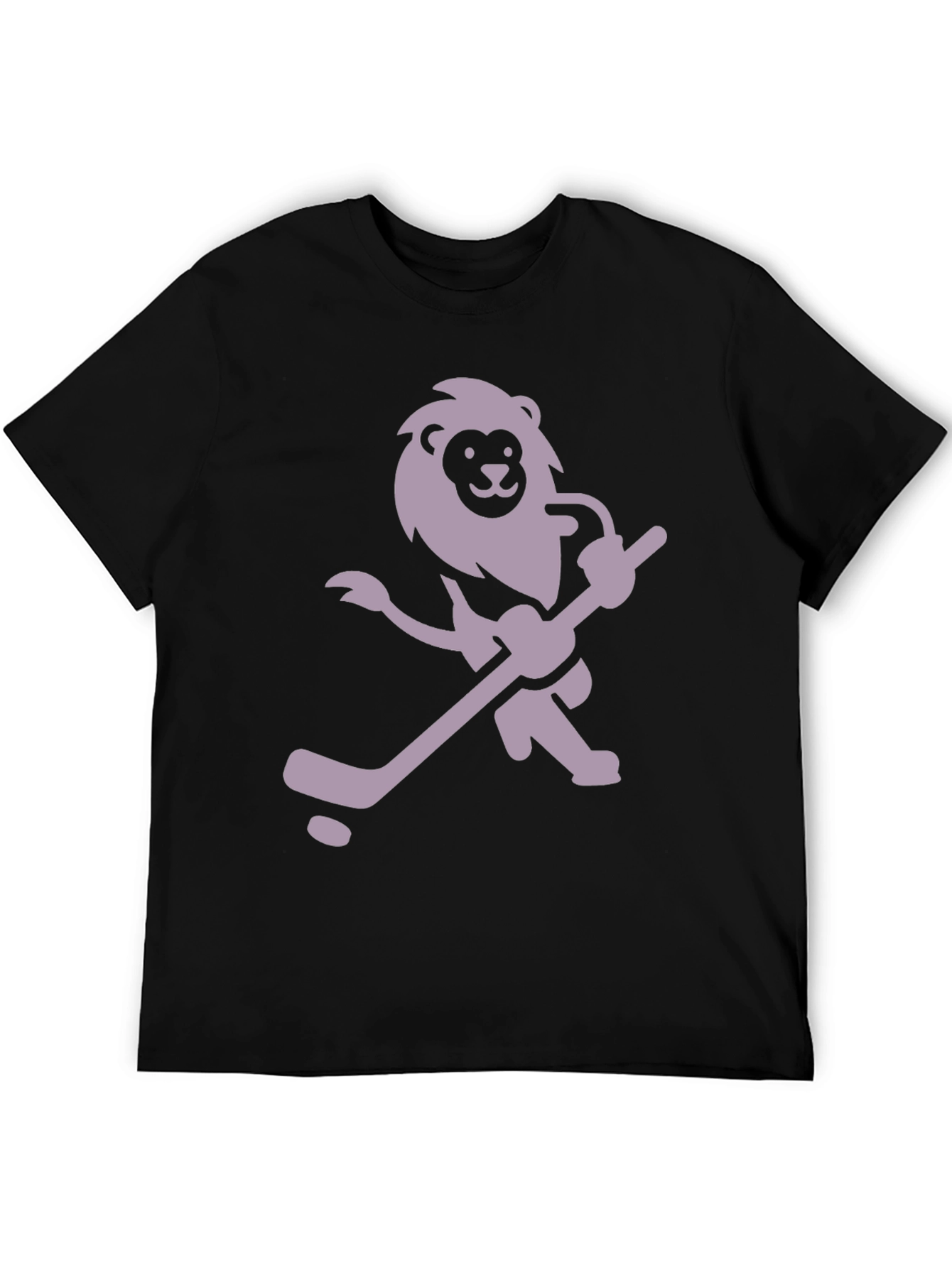 Lion Hockey T-Shirt - Unique Graphic Tee