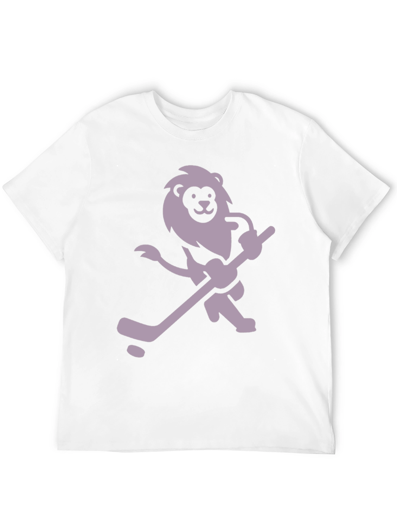 Lion Hockey T-Shirt - Unique Graphic Tee