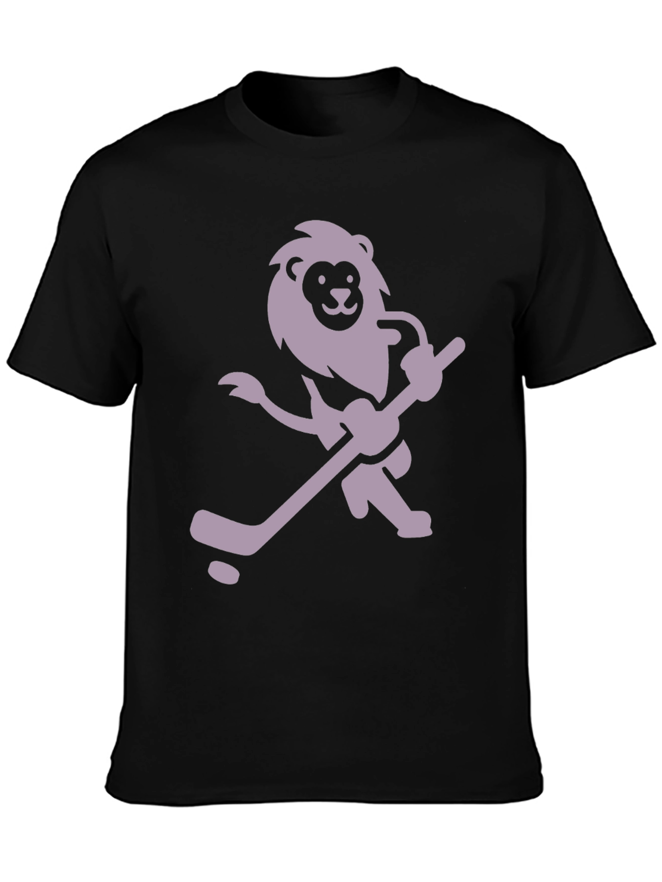 Lion Hockey T-Shirt - Unique Graphic Tee