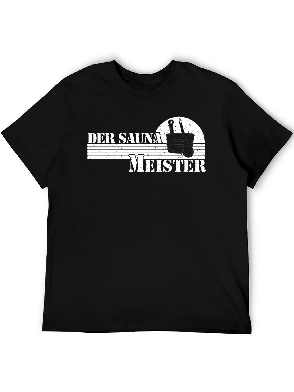 Der Sauna Meister Black T-Shirt