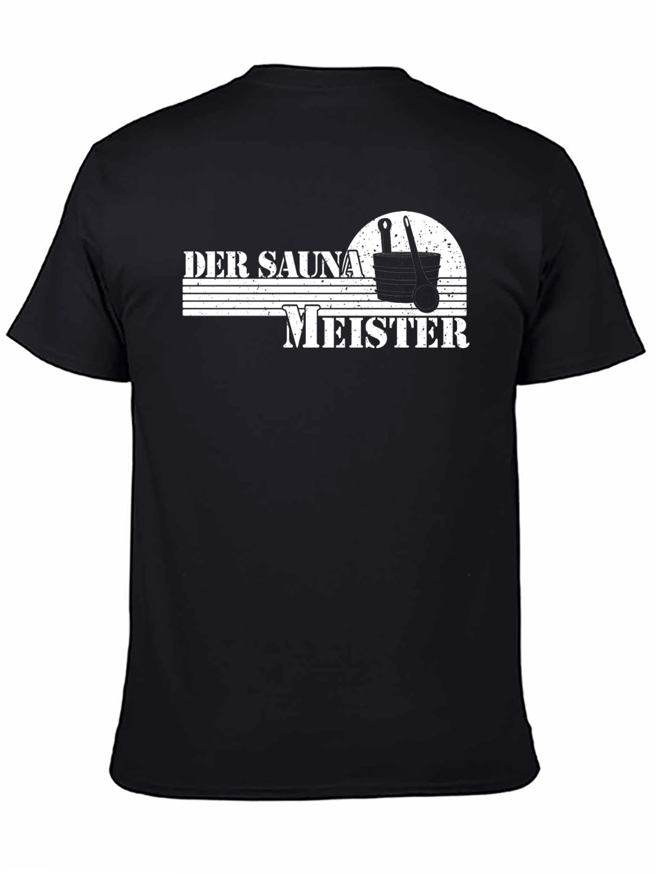 Der Sauna Meister Black T-Shirt