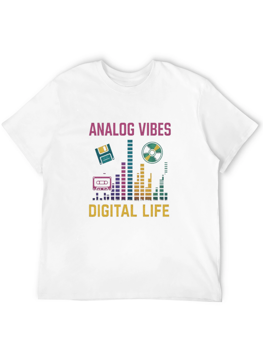 Analog Vibes Digital Life Graphic Tee