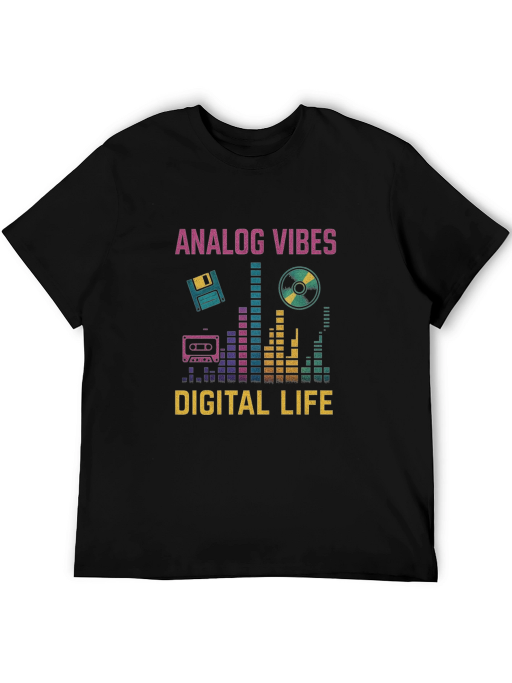 Analog Vibes Digital Life Graphic Tee