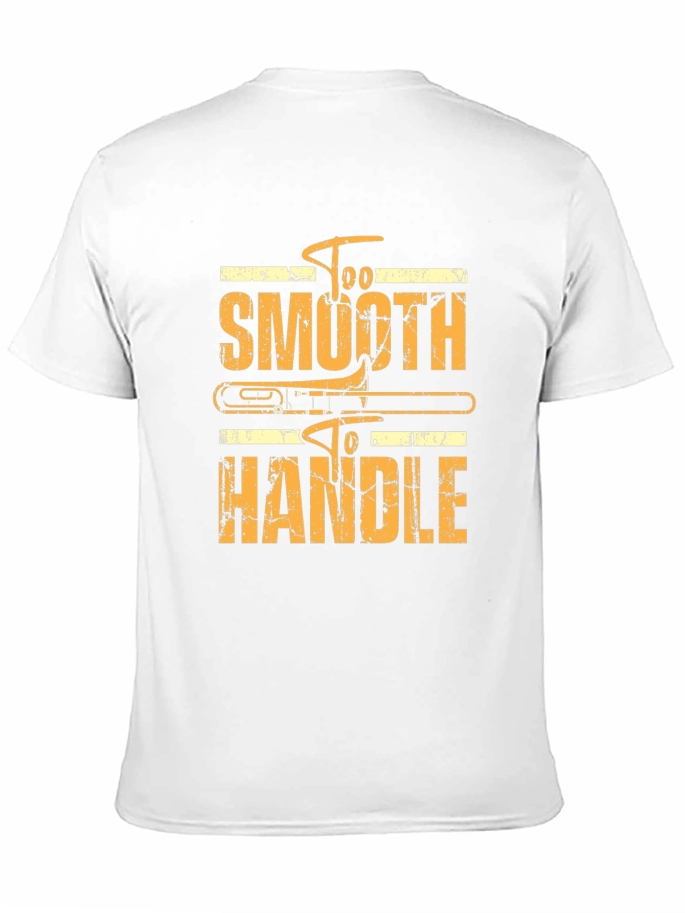 Too Smooth To Handle Trombone Black T-Shirt
