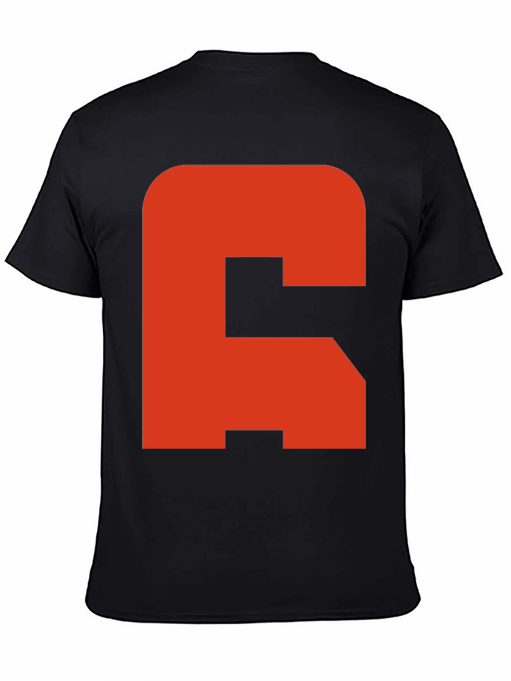 Bold Initial Tee - C Graphic Black T-Shirt