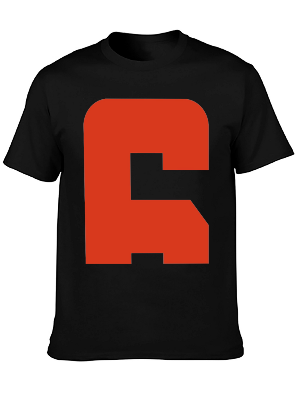 Bold Initial Tee - C Graphic Black T-Shirt