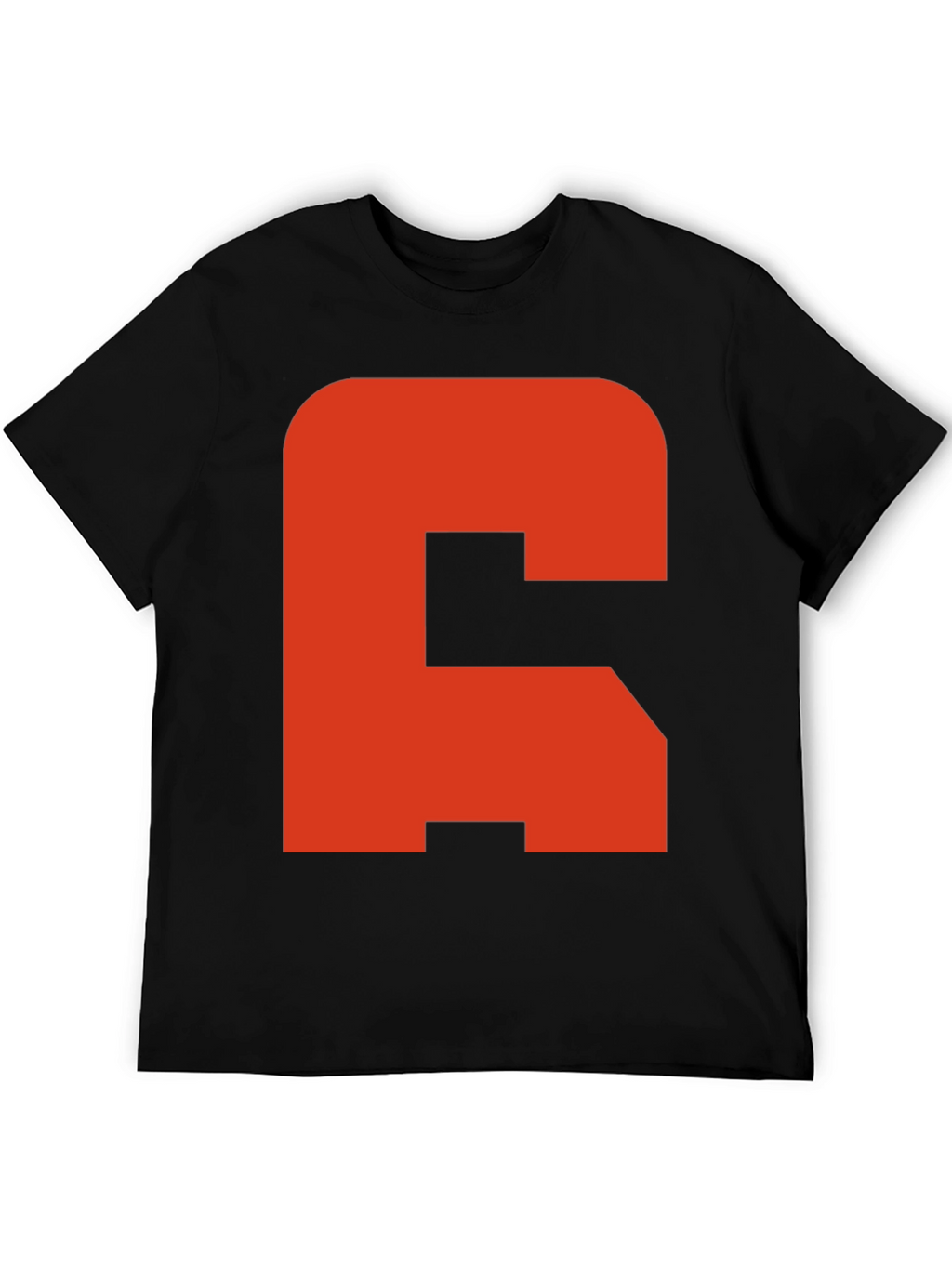 Bold Initial Tee - C Graphic Black T-Shirt