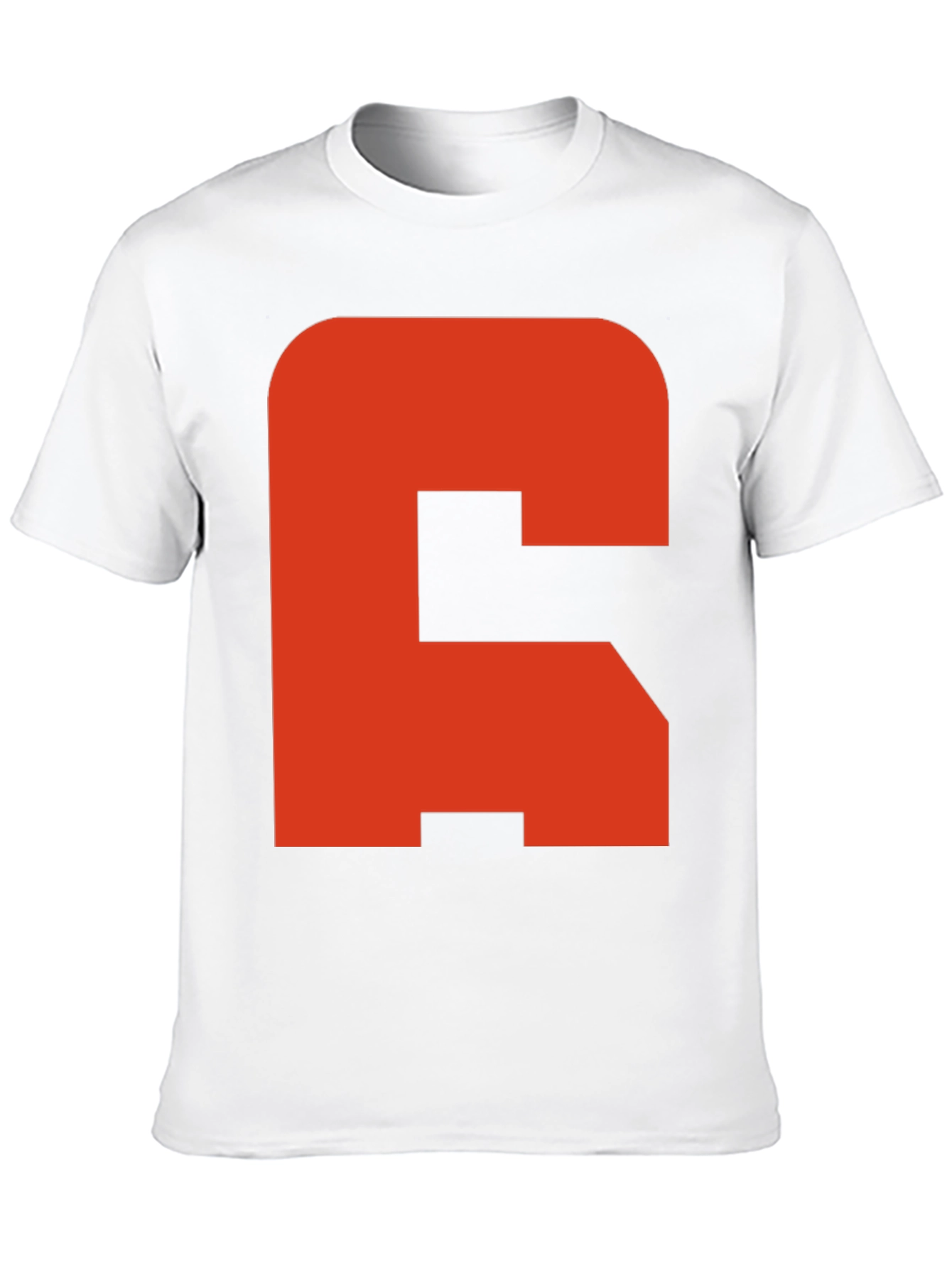 Bold Initial Tee - C Graphic Black T-Shirt