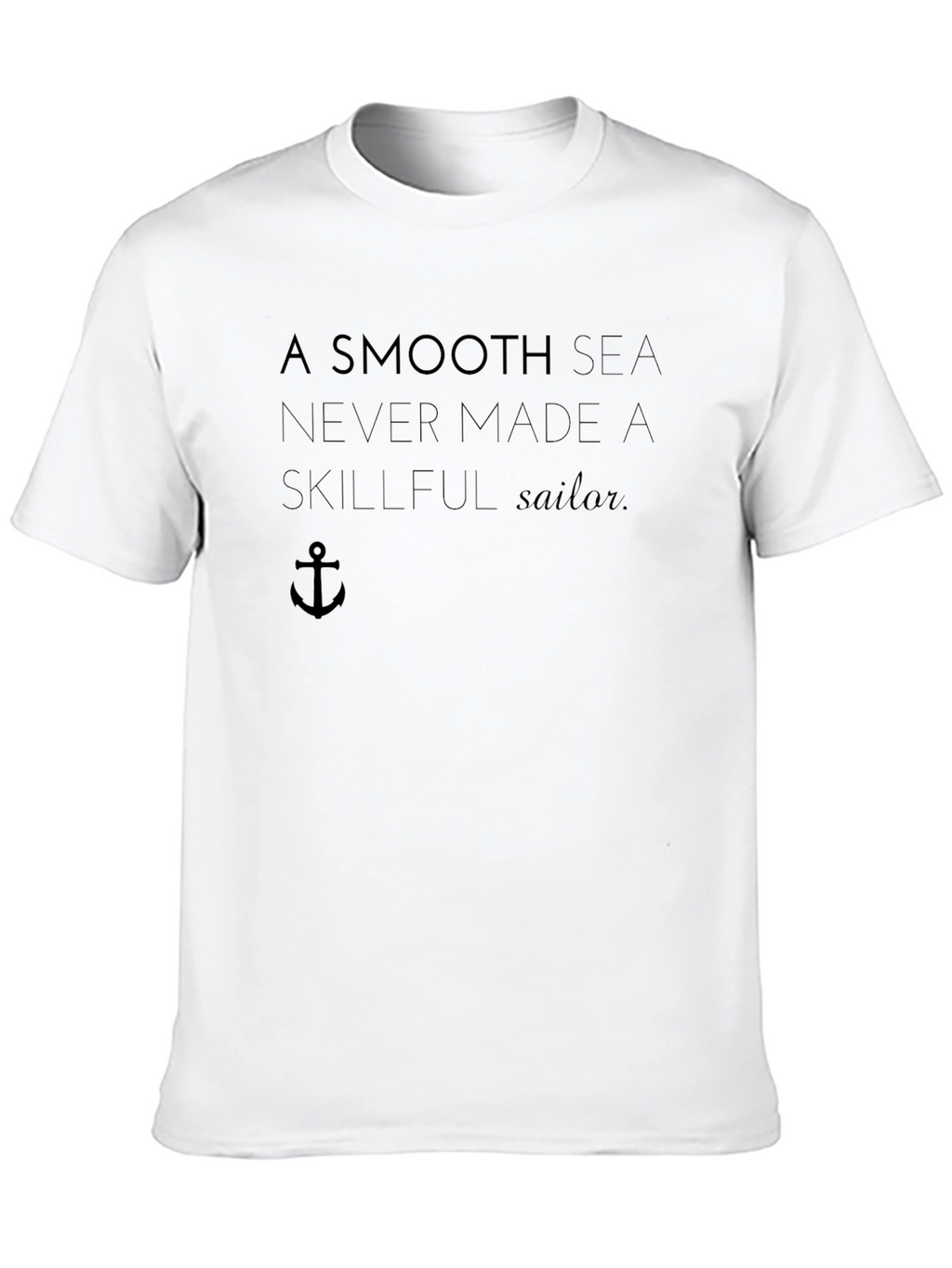 Smooth Sea Sailor Black Graphic T-Shirt