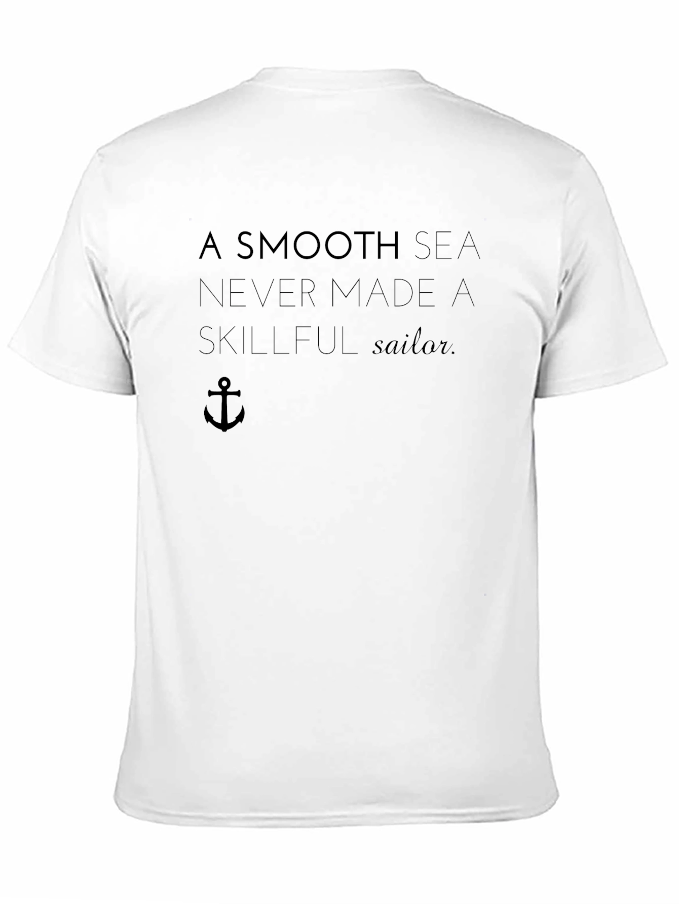 Smooth Sea Sailor Black Graphic T-Shirt