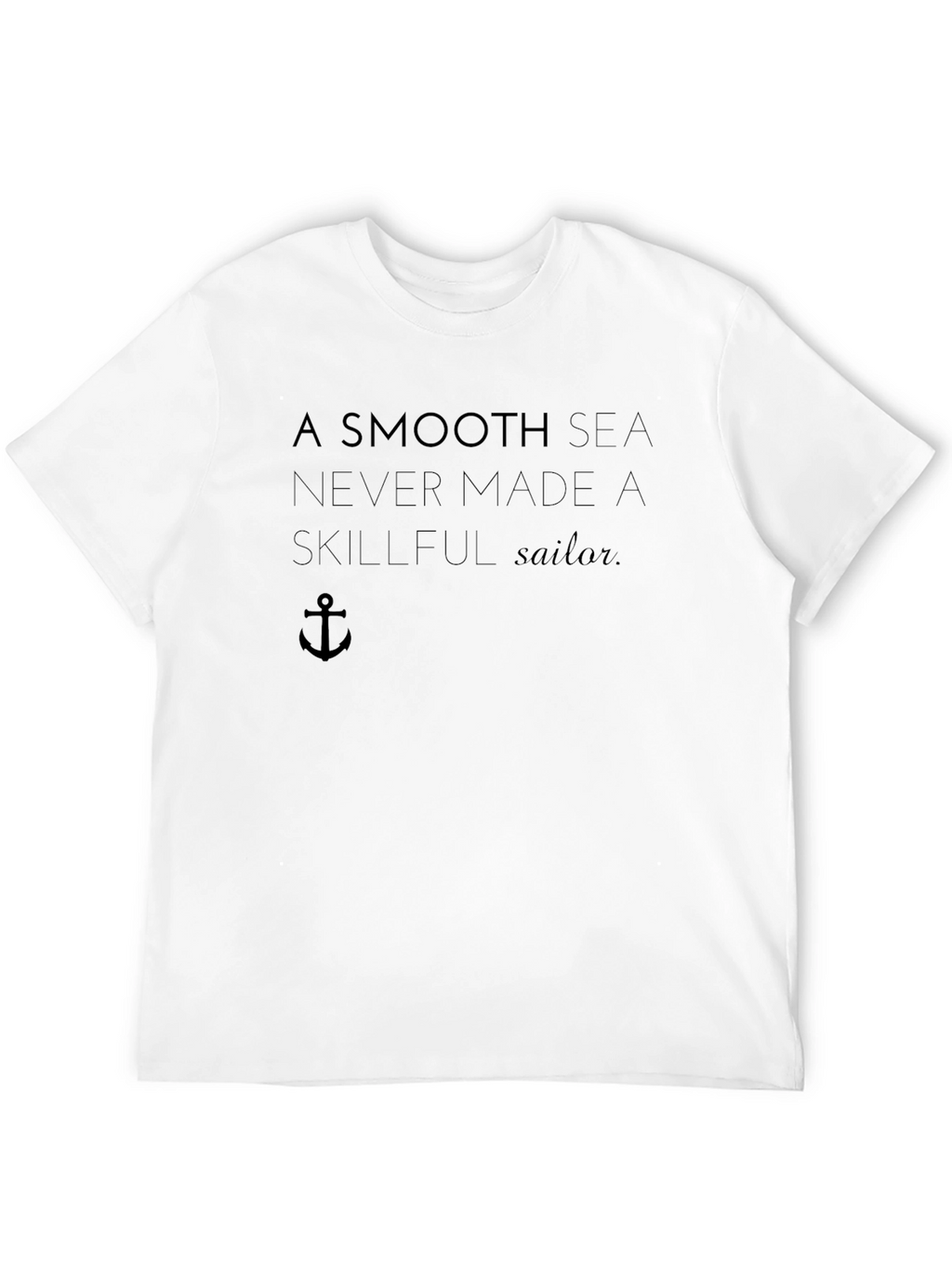 Smooth Sea Sailor Black Graphic T-Shirt