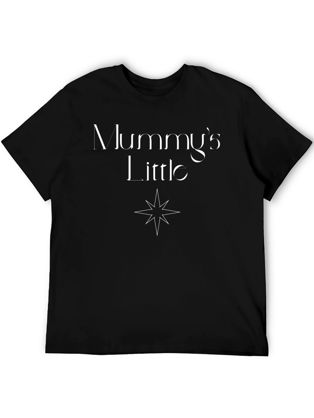 Mummys Little Star Black Graphic T-Shirt