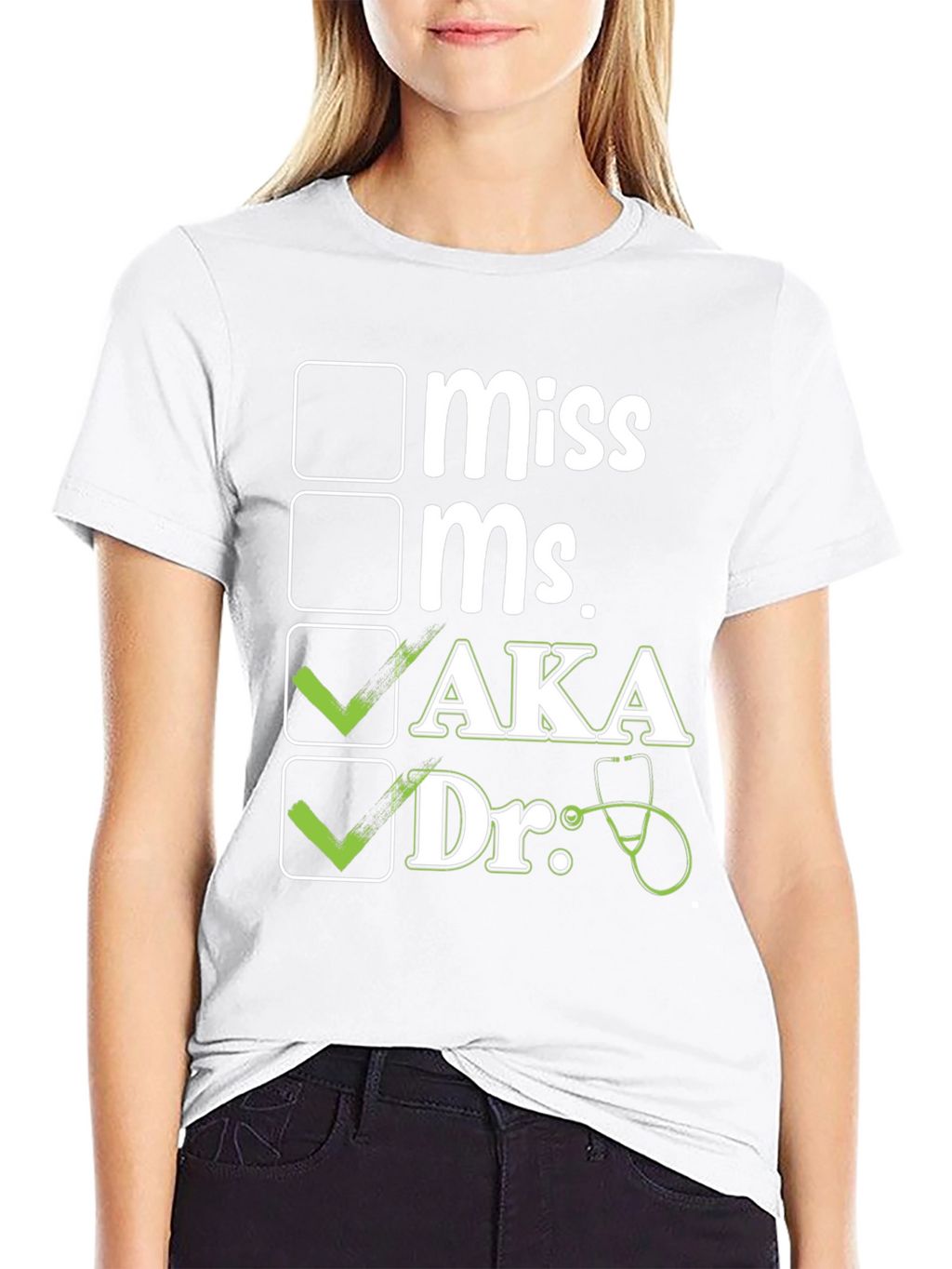 AKA Dr. T-Shirt - Novelty Doctor Checkbox Tee