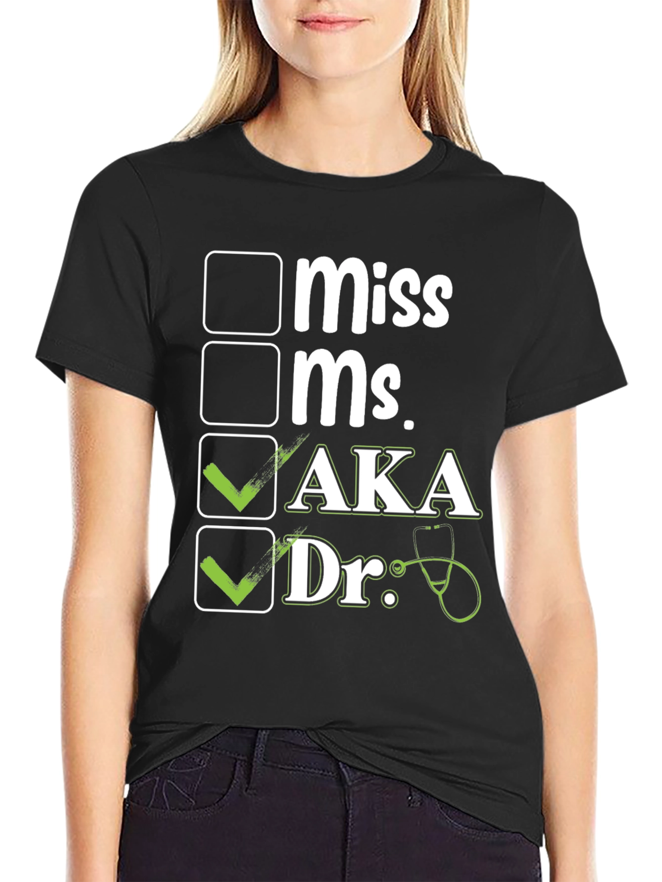 AKA Dr. T-Shirt - Novelty Doctor Checkbox Tee