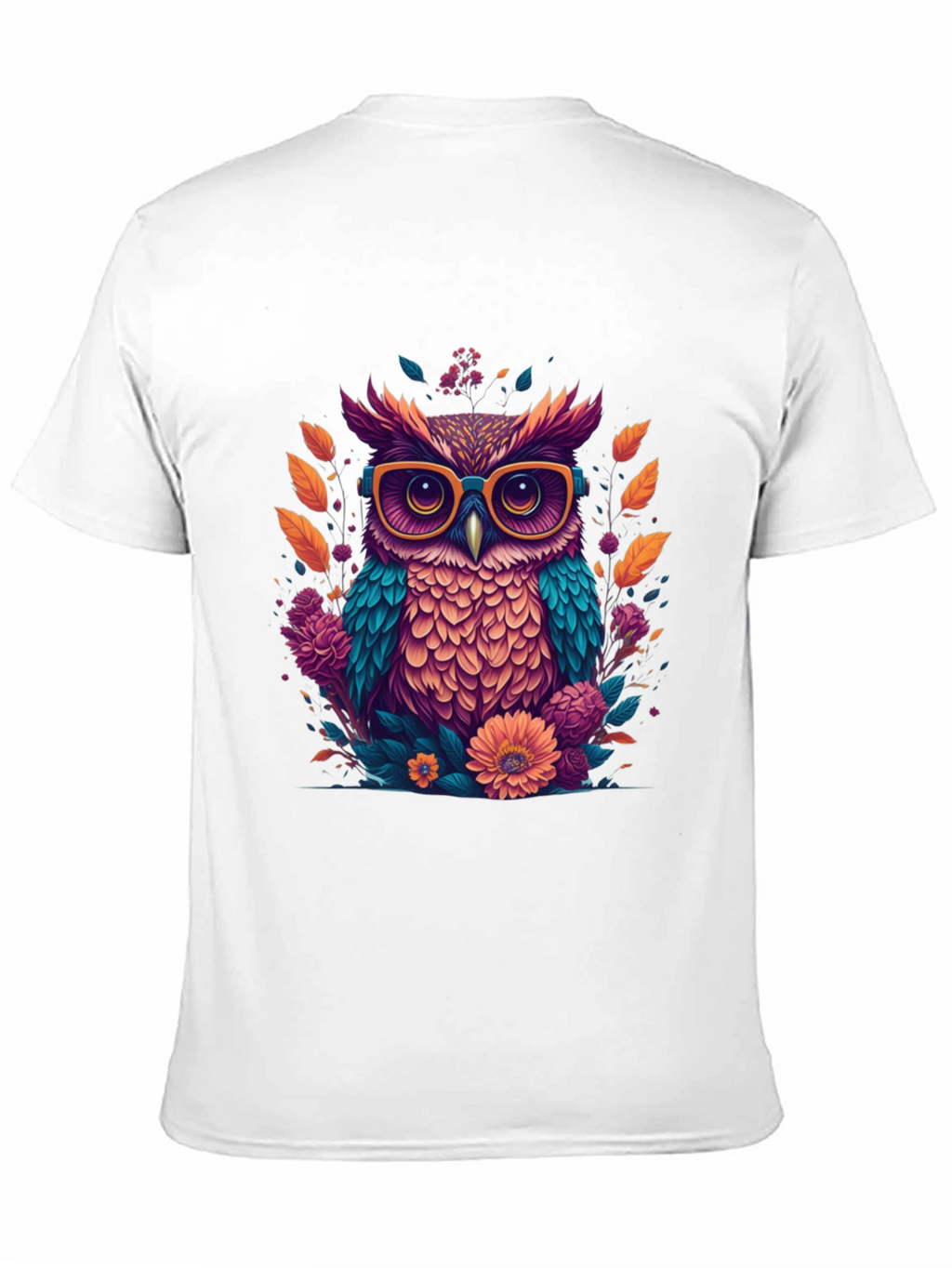 Owl with Glasses Graphic Tee