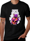 Corpse Husband Skull Graphic Black T-Shirt