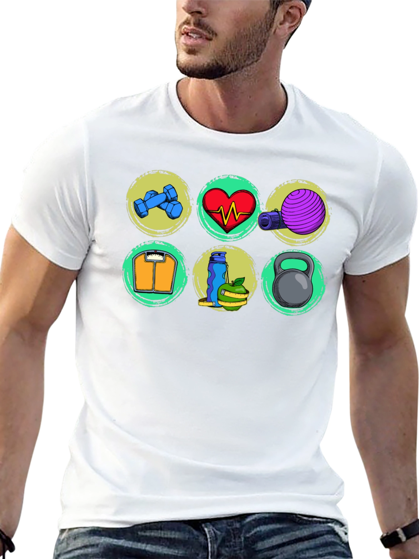 Fitness Icons T-Shirt - Gym & Workout Apparel