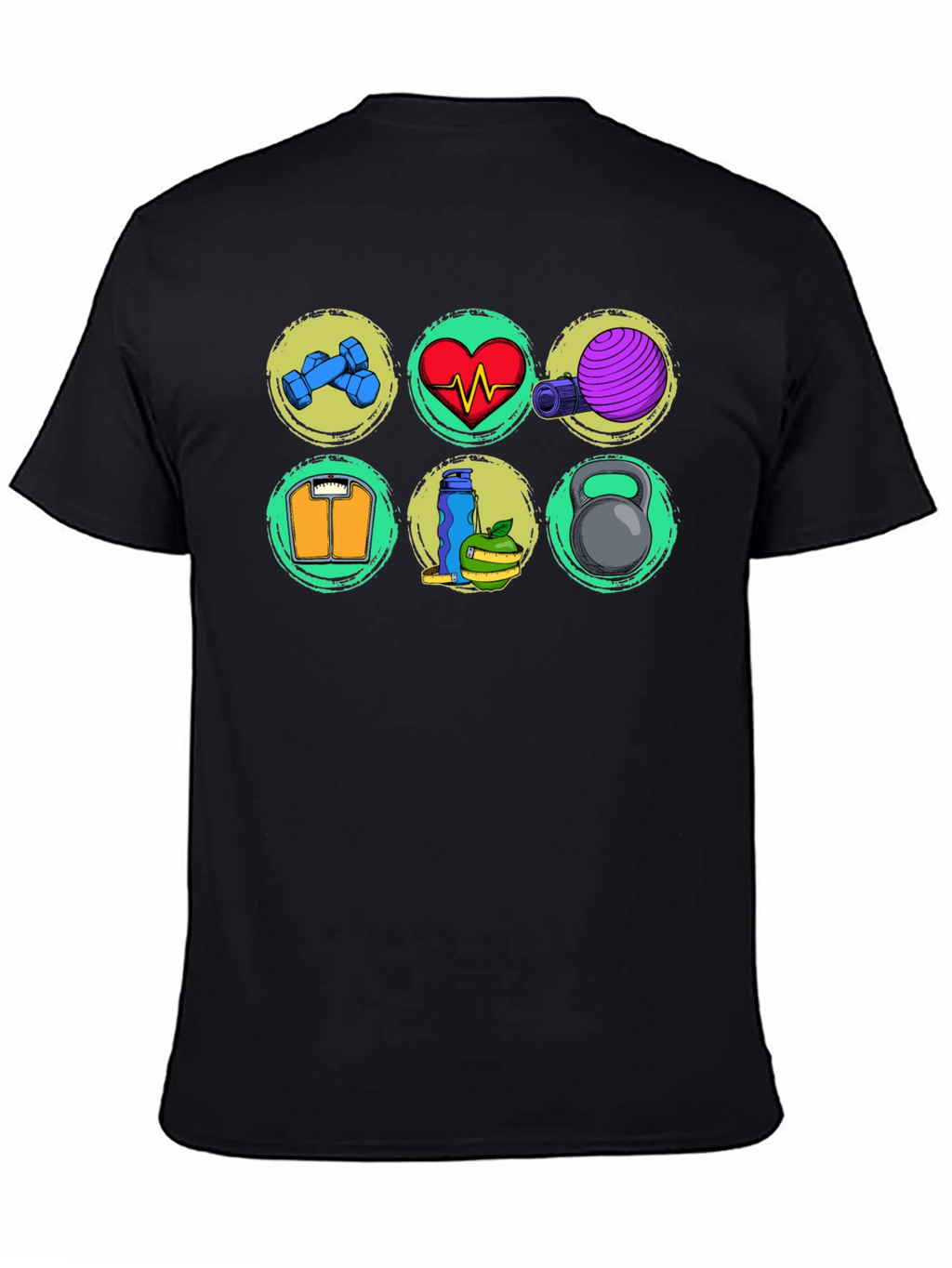 Fitness Icons T-Shirt - Gym & Workout Apparel