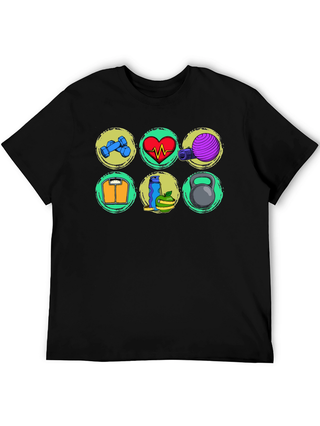 Fitness Icons T-Shirt - Gym & Workout Apparel