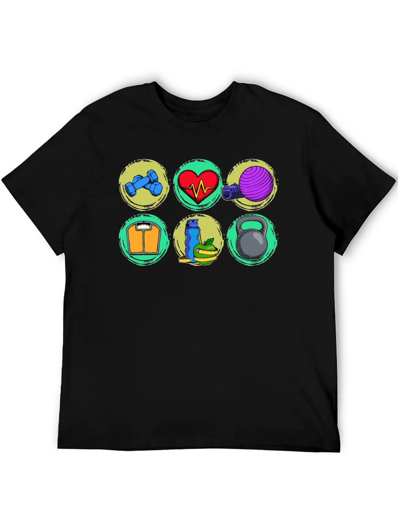 Fitness Icons T-Shirt - Gym & Workout Apparel