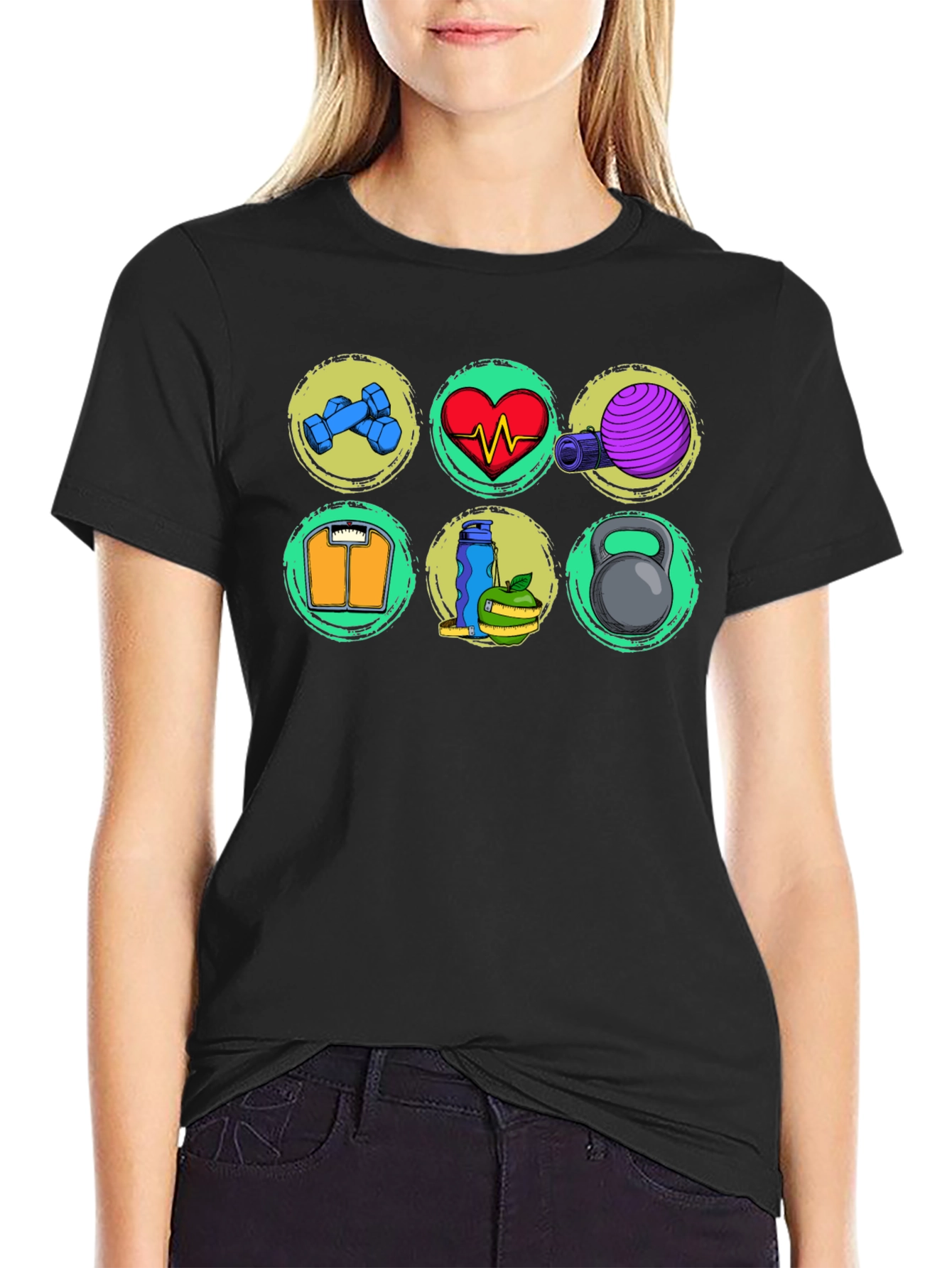 Fitness Icons T-Shirt - Gym & Workout Apparel
