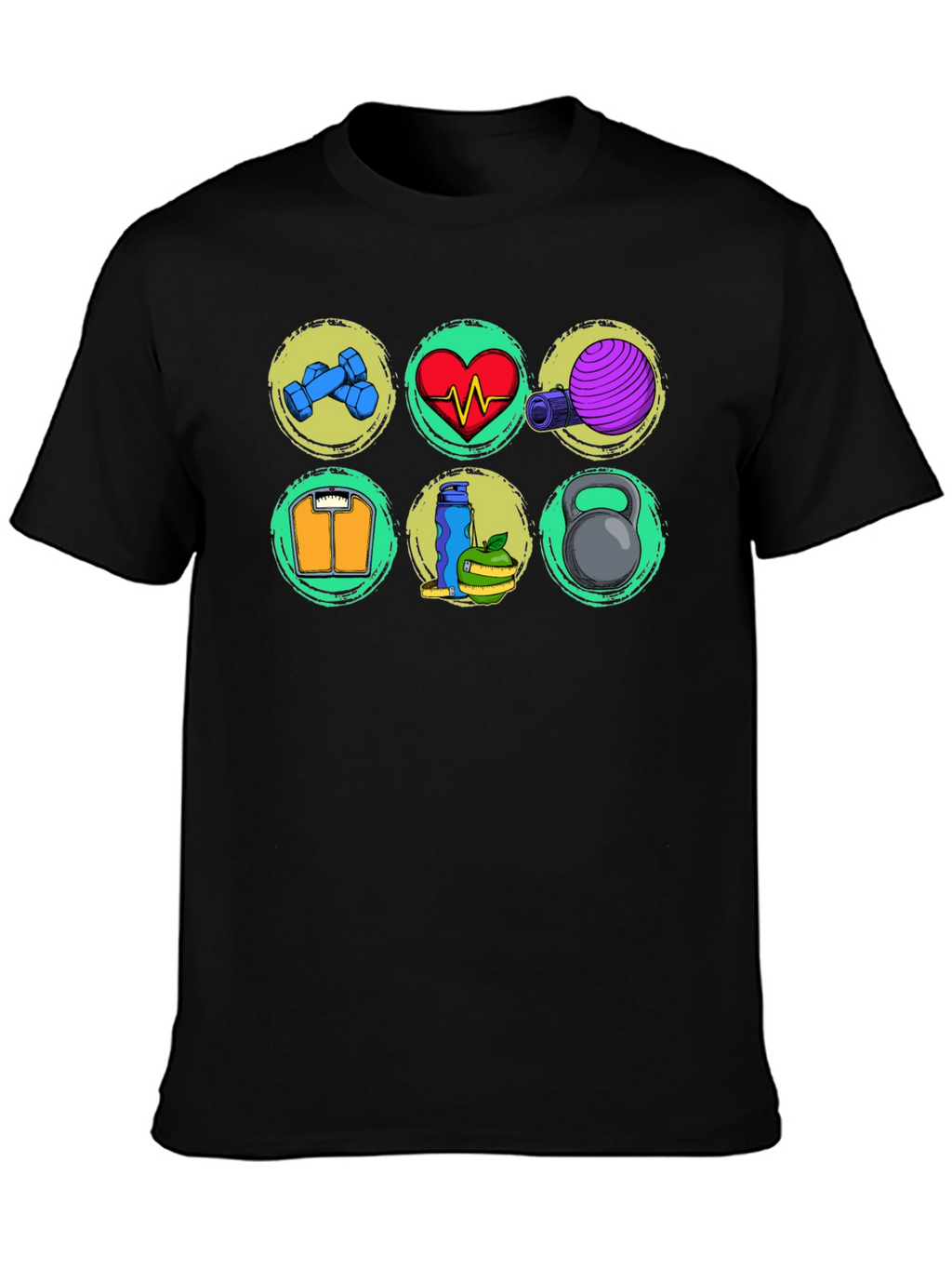 Fitness Icons T-Shirt - Gym & Workout Apparel