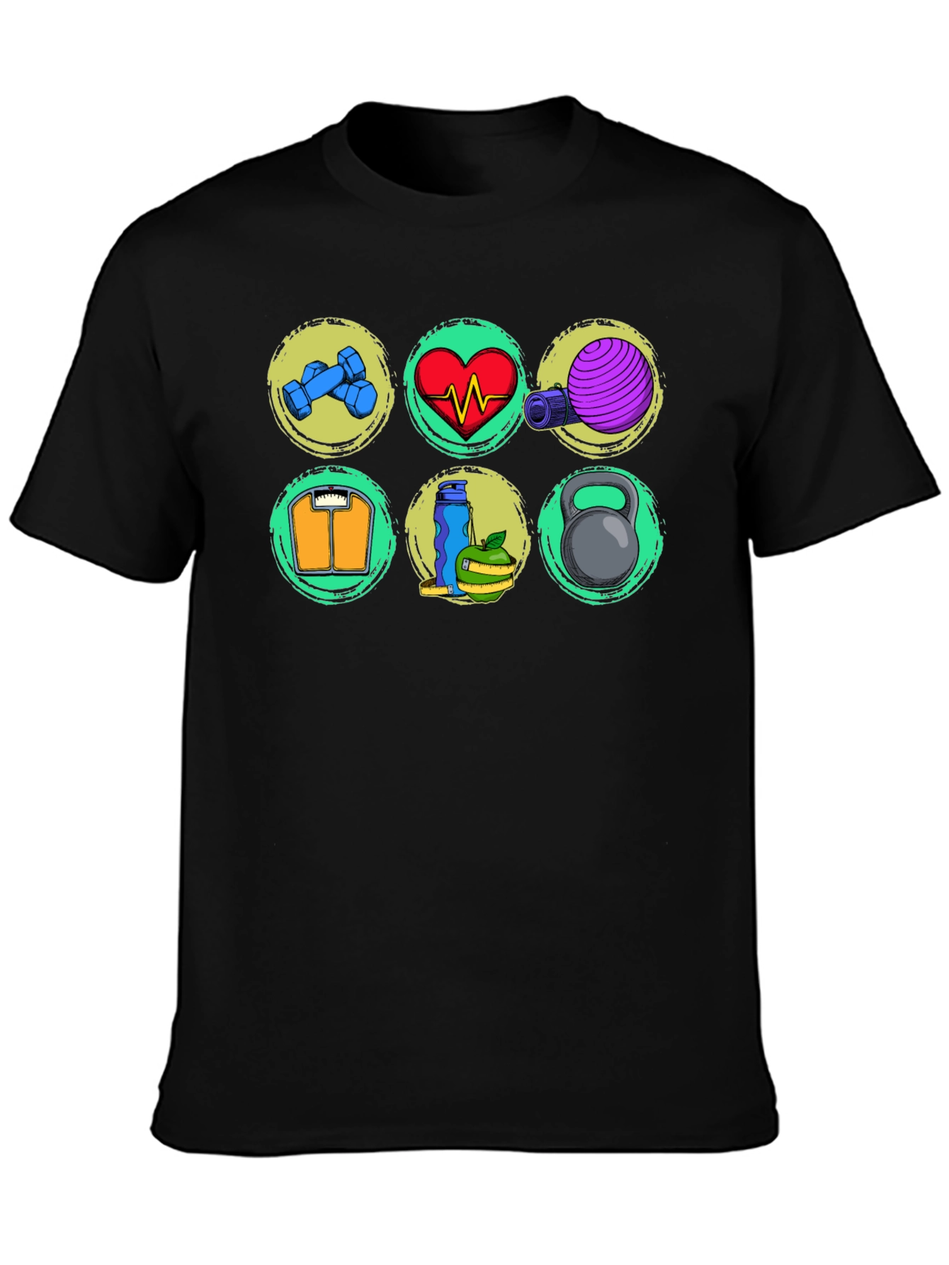 Fitness Icons T-Shirt - Gym & Workout Apparel