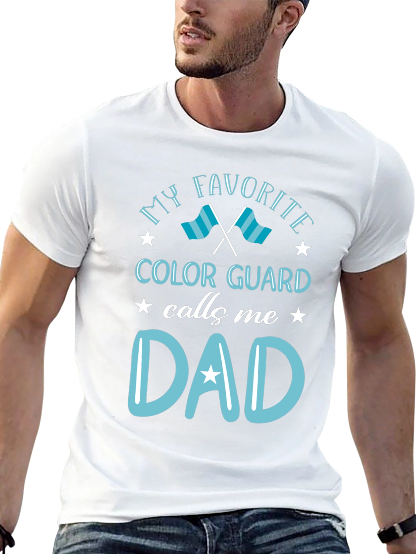Color Guard Dad T-Shirt - Show Your Pride!